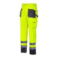 
                  Spodnie Ostrzegawcze Czarno-Żółte, Rozmiar: L, Materiał: Poliester/Bawełna, EAN: 5903755158376